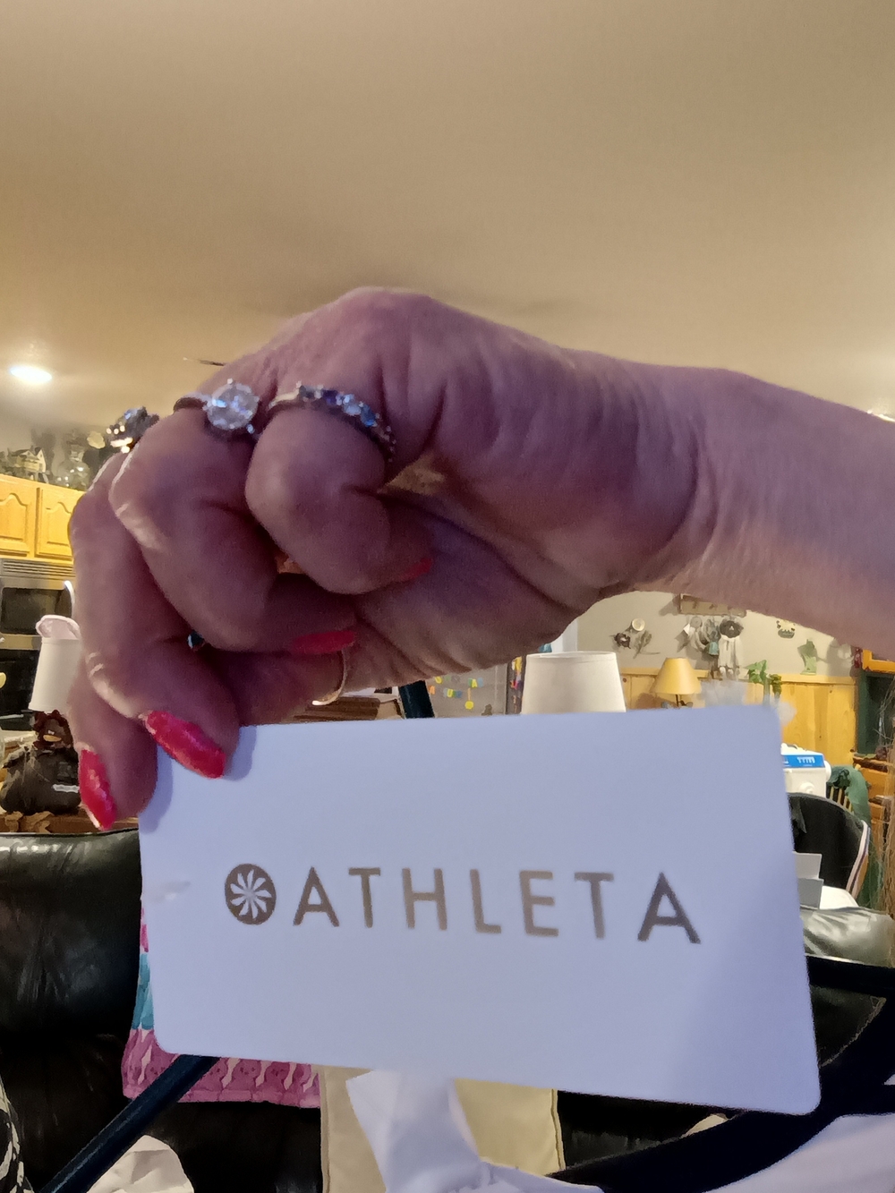 Athleta Navy & White Striped Long Sleeve Top XL - Picture 4 of 4